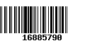 Código de Barras 16885790