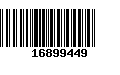 Código de Barras 16899449