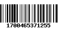 Código de Barras 1700465371255