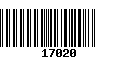 Código de Barras 17020