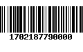 Código de Barras 1702187790000