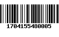 Código de Barras 1704155480005