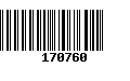 Código de Barras 170760