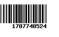 Código de Barras 1707740524