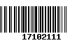 Código de Barras 17102111