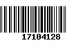 Código de Barras 17104128