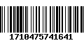 Código de Barras 1710475741641