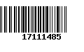 Código de Barras 17111485