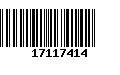 Código de Barras 17117414