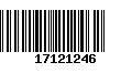 Código de Barras 17121246