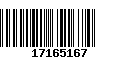 Código de Barras 17165167