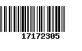 Código de Barras 17172305