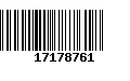 Código de Barras 17178761