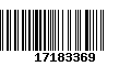 Código de Barras 17183369