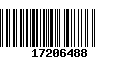 Código de Barras 17206488