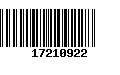 Código de Barras 17210922