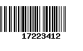 Código de Barras 17223412