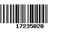 Código de Barras 17235020