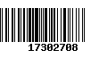 Código de Barras 17302708