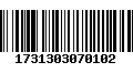 Código de Barras 1731303070102