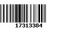 Código de Barras 17313384