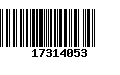 Código de Barras 17314053