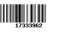 Código de Barras 17333962