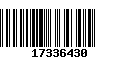 Código de Barras 17336430