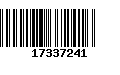 Código de Barras 17337241