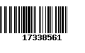 Código de Barras 17338561