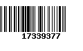 Código de Barras 17339377