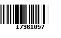 Código de Barras 17361057