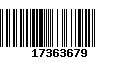 Código de Barras 17363679