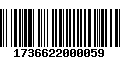 Código de Barras 1736622000059