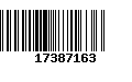 Código de Barras 17387163