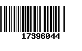 Código de Barras 17396044