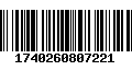 Código de Barras 1740260807221