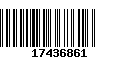 Código de Barras 17436861