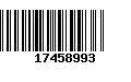 Código de Barras 17458993