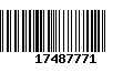 Código de Barras 17487771