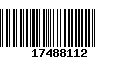 Código de Barras 17488112