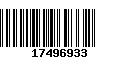 Código de Barras 17496933