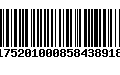 Código de Barras 175201000858438918