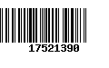 Código de Barras 17521390