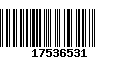 Código de Barras 17536531