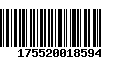 Código de Barras 175520018594