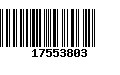 Código de Barras 17553803