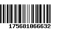 Código de Barras 175681066632