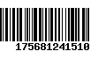 Código de Barras 175681241510