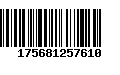 Código de Barras 175681257610